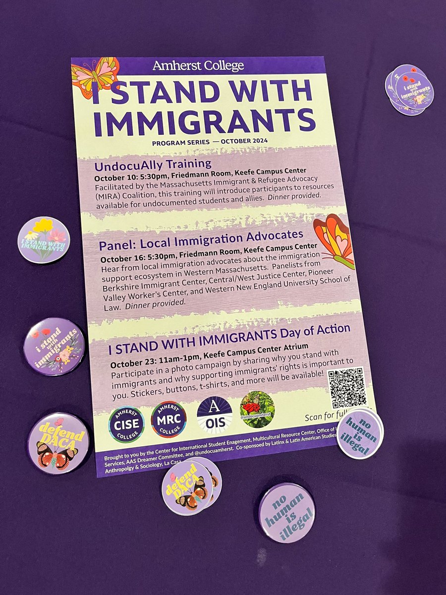 MIRACoalition's tweet photo. MIRA’s Access & Resources Specialist Catherine Ramirez Mejia presented the UndocuAlly training at Amherst College! Read more here: https://t.co/YYa2NpNz6V #mira #miracoalition #undocually #istandwithimmigrants #daca https://t.co/qrqiK4Zw0f