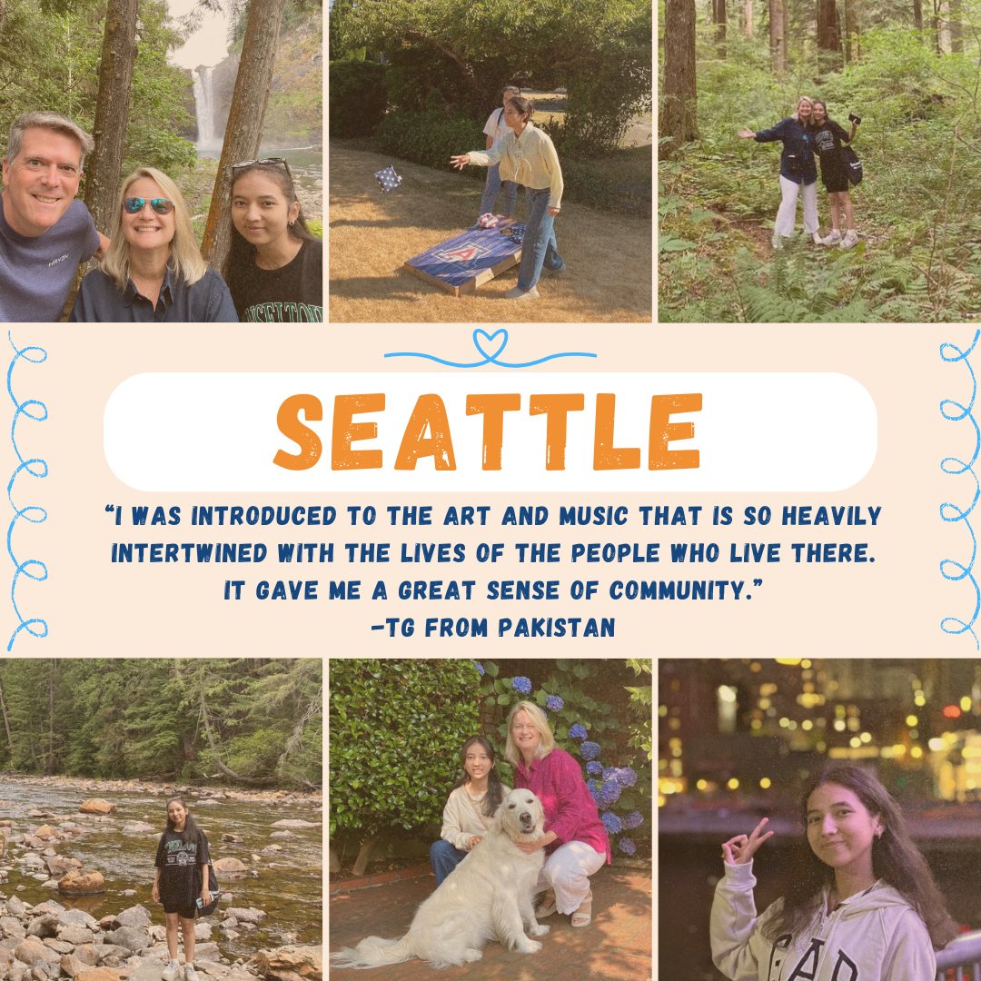 One of the most exciting parts of the #TechGirls experience is being immersed in the cultures of six host cities: Austin, Cincinnati, Denver, Detroit, Kansas City, or Seattle! Thank you, community partners and host families! Apply to be a TechGirl at techgirlsglobal.org. 2/2