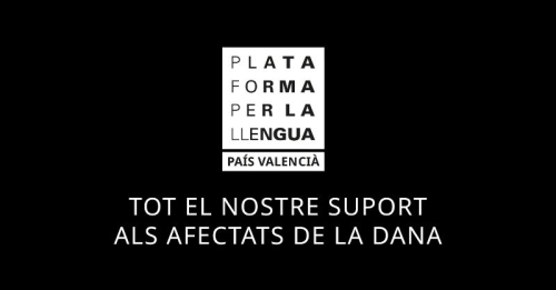 llenguacat's tweet photo. Estem seguint molt de prop i amb extrema preocupació la situació als municipis afectats per la DANA. Volem fer arribar tot el nostre suport a les persones que han patit aquesta tragèdia, especialment a aquelles que han perdut un ésser estimat. De tot cor, vos enviem tota la força i estima en un moment com aquest. 🫂

Hui us volem explicar com estem: hem iniciat converses telefòniques amb els socis i els voluntaris de @PlataformaPV residents a les comarques colpejades per conéixer de primera mà quina és la seua situació i oferir-los la nostra ajuda.

Però també anem més enllà:

👉🏼 Una de les primeres mesures que posem en marxa és destinar un 10 %  de les vendes de la botiga virtual, https://t.co/cDNpKQrHqW, a recuperar projectes culturals i lingüístics de la zona afectada.

👉🏼 A més, destinarem la nostra pròxima campanya anual de donatius d’hivern a aquest objectiu. D’ací a pocs dies vos arribarà la comunicació corresponent a la campanya amb els objectius concrets que volem assolir. Doneu-nos uns dies per a poder fer-la amb la cura que requereix. ❤️‍🩹
 
👉🏼 A mitjà i llarg termini, estem preparant accions amb aquesta mateixa finalitat. La tragèdia ha suposat un greu colp per a molts projectes que treballen per la llengua. Estem en contacte directe amb ells per recollir quines són les seues principals necessitats i poder oferir-los una ajuda tangible i efectiva.

Molt prompte, vos informarem de com podeu participar-hi.

Per descomptat, també estem oberts a qualsevol suggeriment o idea que ens proposeu. Posem a la vostra disposició la bústia reviscolem@plataforma-llengua.cat perquè ens ho expliqueu!

Però no, no és suficient:

🔴 EXIGIM RESPONSABILITATS 🔴

El govern de Mazón és un perill per a la llengua, l'educació i la cultura valenciana. Però ara ha demostrat que també ho és per a les vides de la gent del País Valencià. 
 
Una vintena d’organitzacions socials, cíviques i sindicats ens concentrarem el pròxim 9 de novembre a les 18 h per exigir responsabilitats. La manifestació eixirà des de la plaça de l’Ajuntament de València i recorrerà els carrers fins a arribar al Palau de la Generalitat.
 
Després de dur material i netejar els carrers dels nostres pobles, cridarem #MazónDimissió. 

Més informació: https://t.co/mp4QjP40q7