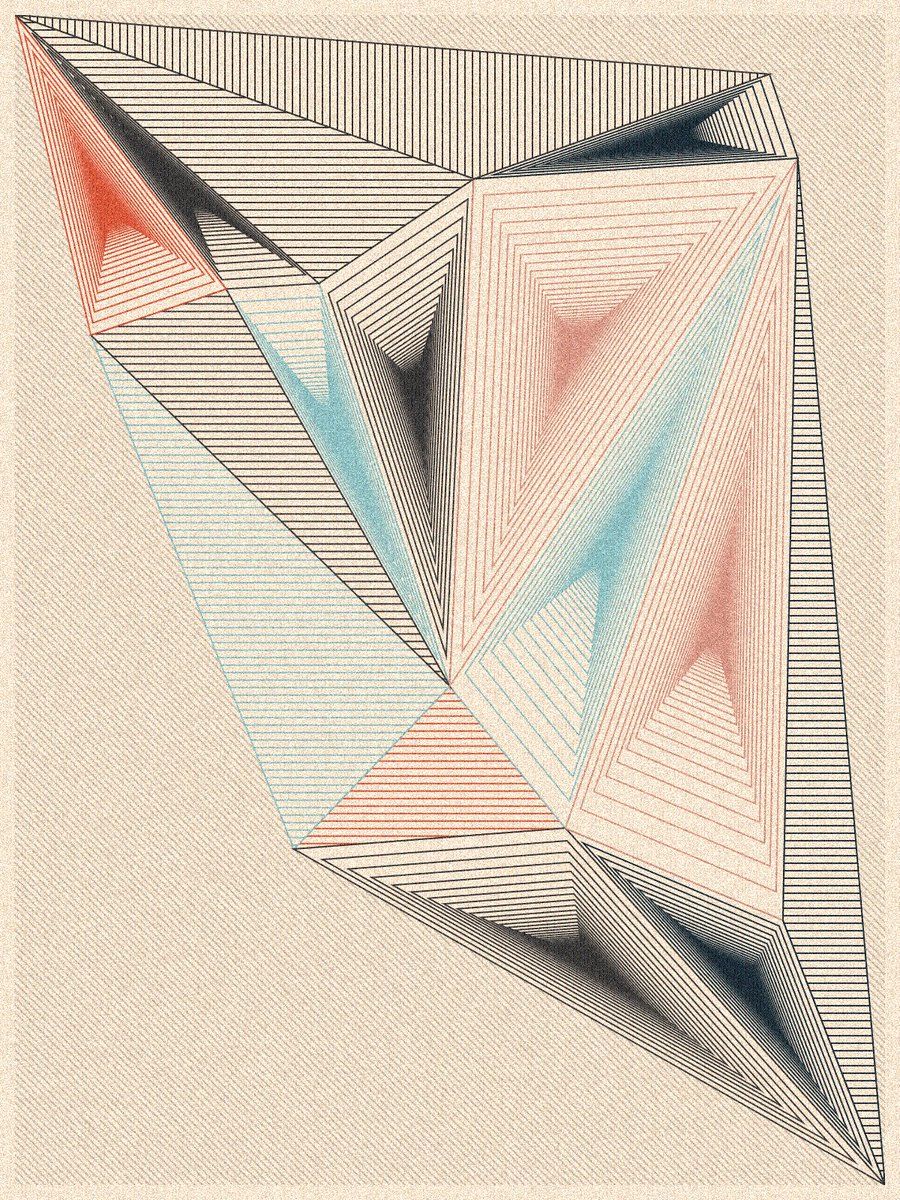 ladebw's tweet photo. Testing vert & hori hachure β¨
#generativeart #p5js #genart #twitterplotter https://t.co/M8yFDYZd2c