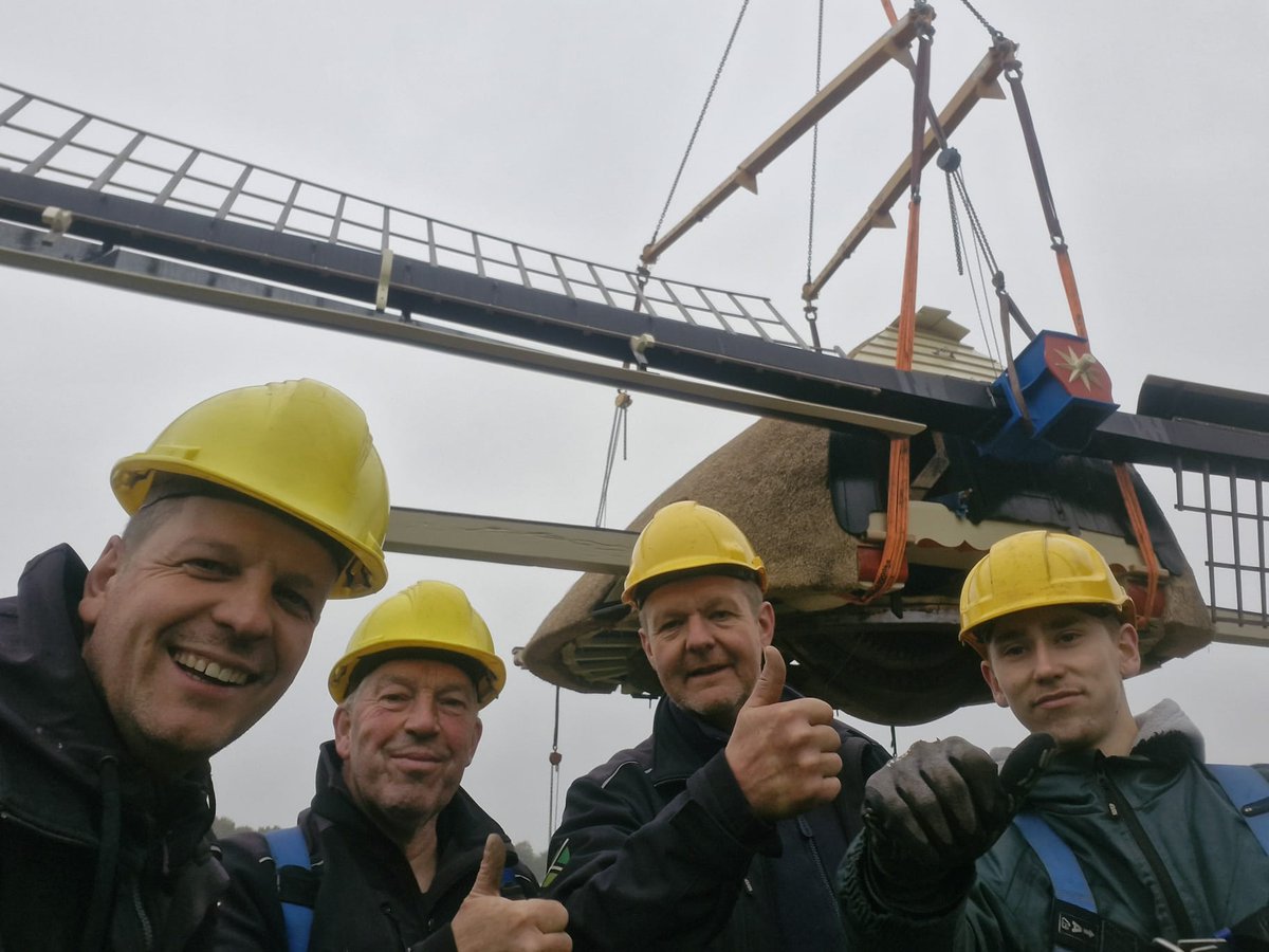 Vandaag weer een molenkap uitgezwaaid 🙋‍♂️