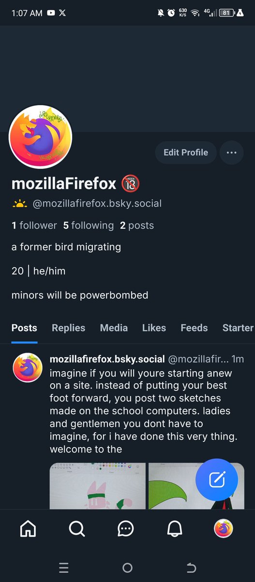 m0zilla_firefox's tweet image. a sky? thats blue? how queer!