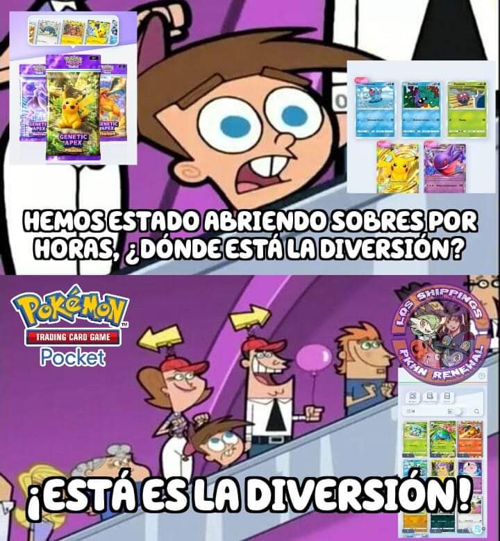 Banda, ¿a qué hora se pone bueno Pokémon TCG Pocket? Pregunta seria.