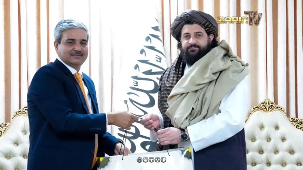 دیدار وزیر دفاع طالبان با هیأت هندی برای گسترش روابط دوجانبه
