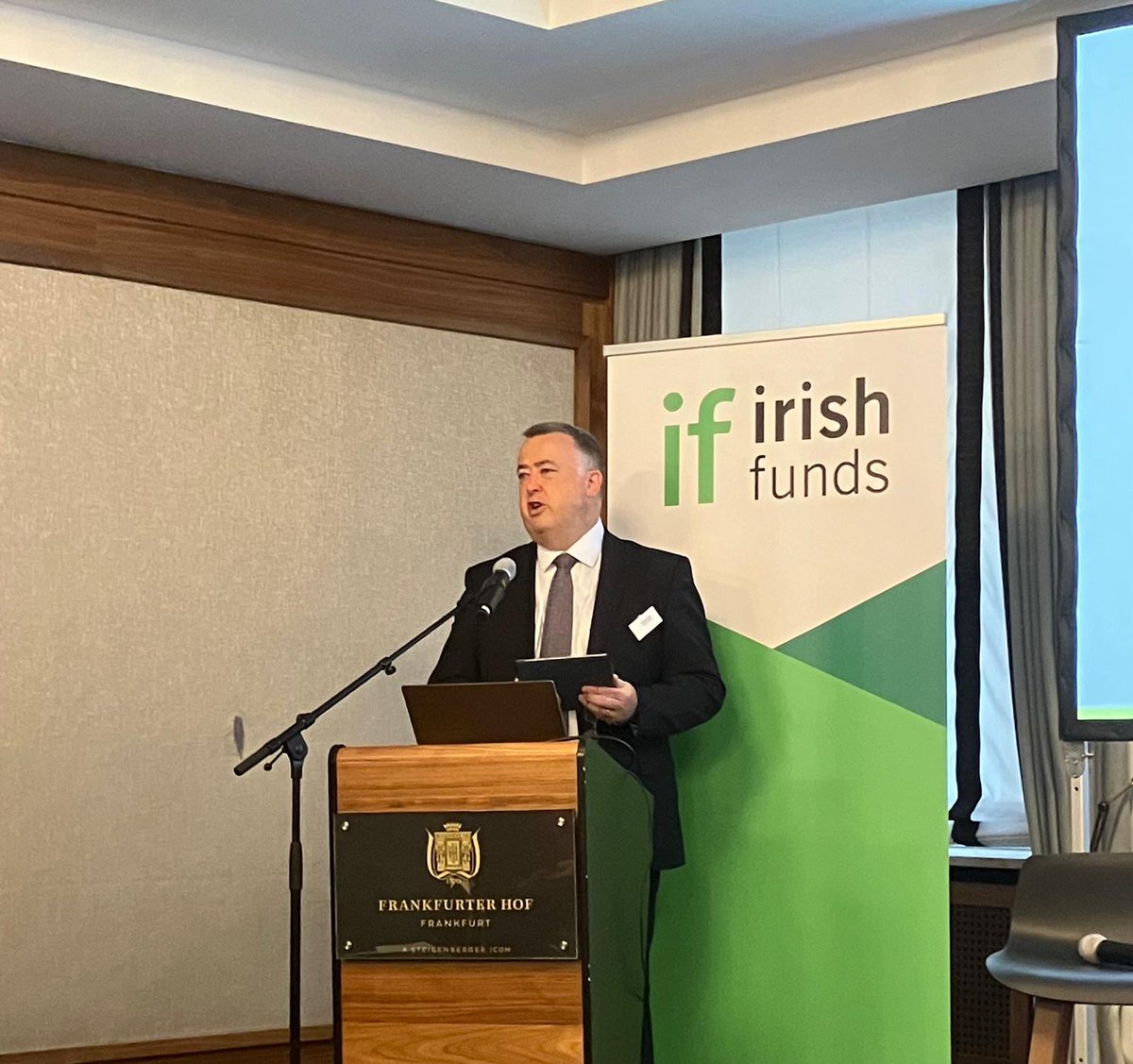 Consulate General of Ireland, Frankfurt am Main (@irlinfrankfurt) on Twitter photo Great to open the <a href="/IrishFunds/">Irish Funds</a> seminar in Frankfurt, alongside their CEO, Pat Lardner. Many valuable insights shared in company of German asset managers on Ireland's offer as a key gateway to reach the rest of Europe and beyond! Great to open the <a href="/IrishFunds/">Irish Funds</a> seminar in Frankfurt, alongside their CEO, Pat Lardner. Many valuable insights shared in company of German asset managers on Ireland's offer as a key gateway to reach the rest of Europe and beyond!