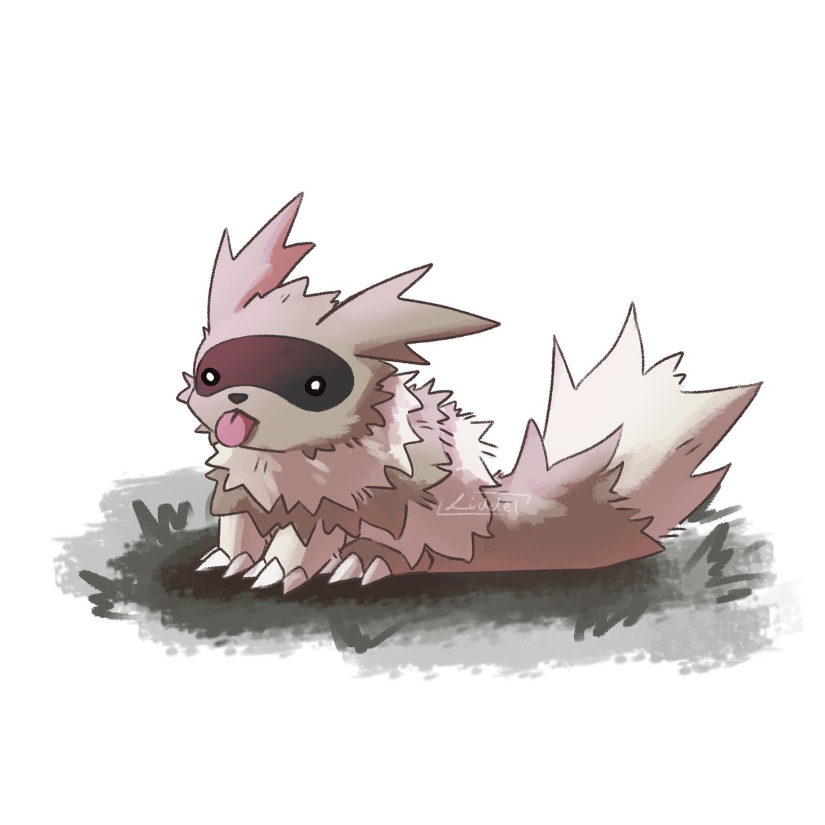 Just a lil Zigzagoon 
Not a single thought in his head 
#pokemon #pokemonart