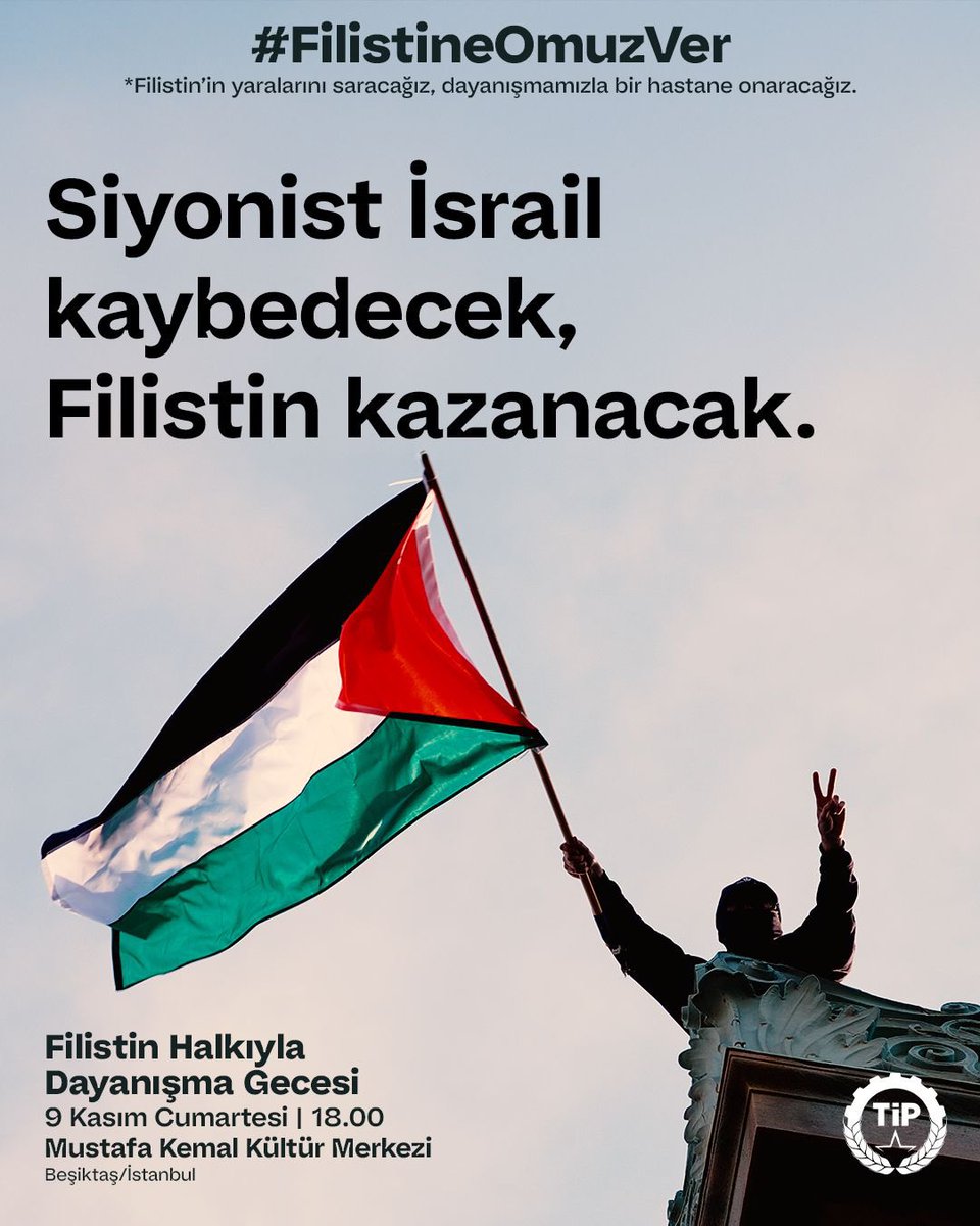 Katil İsrail’e karşı #FilistineOmuzVer