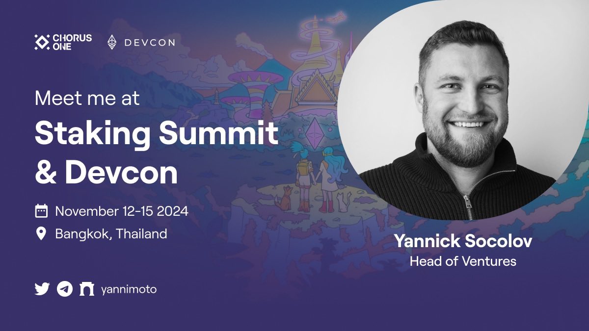 Yannimoto's tweet photo. Hit me up if you’re in Bangkok the coming days and wanna chat ventures &amp; staking or are looking to fundraise 🇹🇭

We’re also hosting a few good events 👇 https://t.co/Av70n9buX8