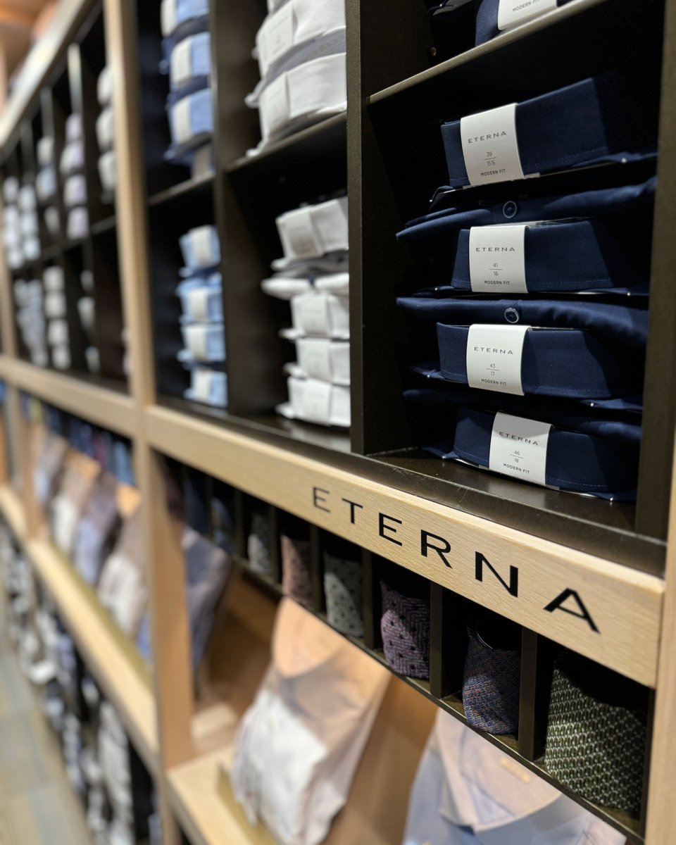 Our best selling Eterna shirts are 100% cotton
With 4 fits available, and dozens of styles to chose from
Shop in store and online - mccallsoflisburn.com/eterna-m52