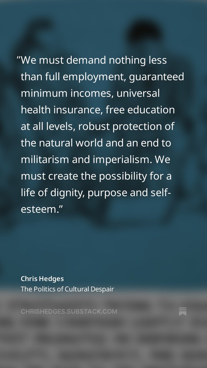 The Politics of Cultural Despair 
#election2024 open.substack.com/pub/chrishedge…