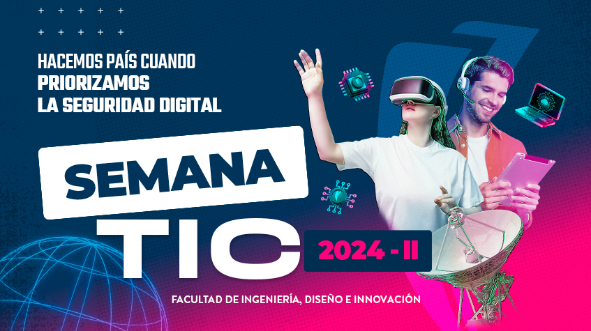 🔒Aprende a proteger tu información y descubre todas las innovaciones acerca de las telecomunicaciones en este evento especial. 📡

🗓️ 12 al 15 de noviembre
📍 City Campus, salones 403 – 405 o vía streaming
🕛 6:50 p. m. a 9:00 p. m.

Conoce más en acortar.link/4KfmGI