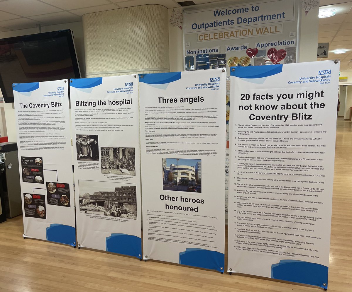 HJaggers (@hjaggers) on Twitter photo <a href="/nhsuhcw/">UHCW NHS Trust</a> outpatients department commemorating the contributions of nursing during the Coventry Blitz. Pop down and learn a little about our fascinating history.
#uhcw #outpatients #remembranceday #poppyappeal #coventry #nursing #theblitz #WW2 <a href="/nhsuhcw/">UHCW NHS Trust</a> outpatients department commemorating the contributions of nursing during the Coventry Blitz. Pop down and learn a little about our fascinating history.
#uhcw #outpatients #remembranceday #poppyappeal #coventry #nursing #theblitz #WW2