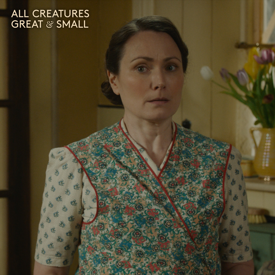 One picture from every episode of series 5 of the much loved Mrs Hall.

A Housekeeper, night warden, superb cook and a calming influence that enables Skeldale to flourish.

If you missed Mrs Hall being wonderful in series 5, you can catch up on all episodes on <a href="/My5_tv/">My5</a>.