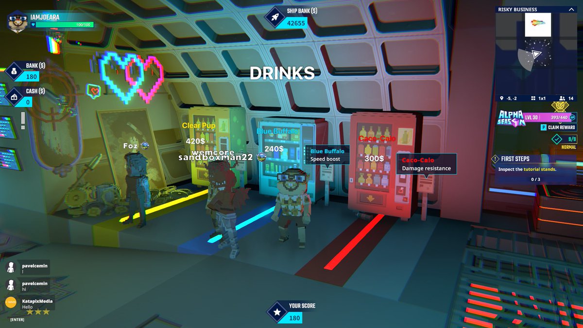 joearaell's tweet image. Taking care of Risky Business 💼 in @TheSandboxGame. Found some snacks at the Vending Machines. Time to level up my entrepreneurial skills! 📈 register-landings.sandbox.game/alphaseason4-s… #TheSandbox #AlphaSeason4 #AS4SocialChallenge