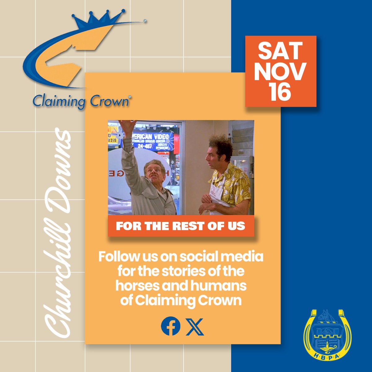 It's one of our favorite times of the year.  Follow along the lead up to Claiming Crown, SAT Nov 16 <a href="/ChurchillDowns/">Churchill Downs</a>!  
<a href="/TracksideJennie/">Jennie Rees</a> / <a href="/InnovationDavis/">Gwen * Davis Innovation</a>