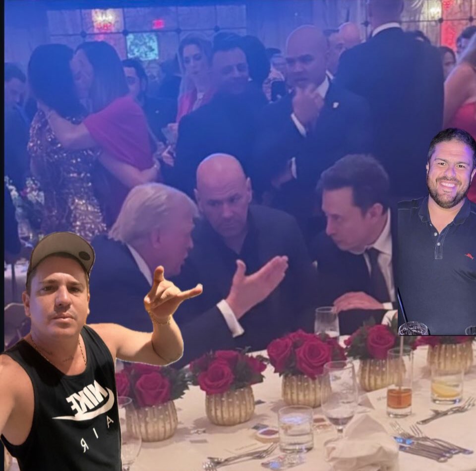 A picture from yesterday with Dady <a href="/realDonaldTrump/">Donald J. Trump</a> my Brother <a href="/danawhite/">danawhite</a> and El Mostro Quercia with Uncle <a href="/elonmusk/">Elon Musk</a> waiting for the results  #Election2024 #DonaldTrump #DonaldTrump2024 #trump47 #ElectionDay