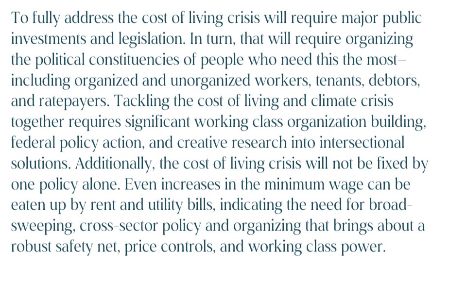 We are committed to this struggle. The terrain is daunting, but the path to a greener, fairer future for all is clear.

Read our memo on tackling the cost of living crisis, a policy framework that lays out how to bring down costs and carbon. 

 climateandcommunity.org/wp-content/upl…