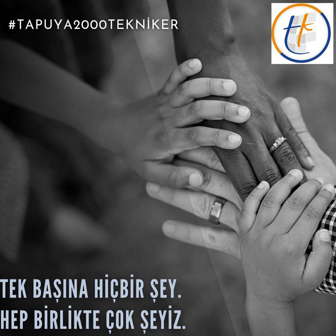 Noterlere devredilen işlerimize rağmen, tapu dairelerinde yaşanan yoğunluk devam ediyor. 3318 Tapu Teknikerleri olarak, personel açığının kapatılmasını talep ediyoruz. <a href="/tkgmgovtr/">Tapu ve Kadastro</a> <a href="/murat_kurum/">Murat KURUM</a> <a href="/csbgovtr/">T.C. Çevre, Şehircilik ve İklim Dğş. Bakanlığı</a> <a href="/hasansuvertr/">Hasan Suver</a> <a href="/mehmetozhaseki/">Mehmet Özhaseki</a> <a href="/destek_tkgm/">DESTEK HİZMETLERİ</a> <a href="/fahrettinaltun/">Fahrettin Altun</a> @HMB_Maliye