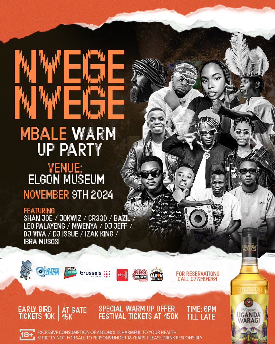We saved the Best for last and Mbale we are coming for you 🔥🔥 

Prepare for next week’s #nyegenyegefestival with some of the best performing artistes and Djs this weekend at Elgon Museum

Grab your 2 day passes at nyegenyege.com/tickets/

#nyegenyege #nyegenyege2024 #mbale