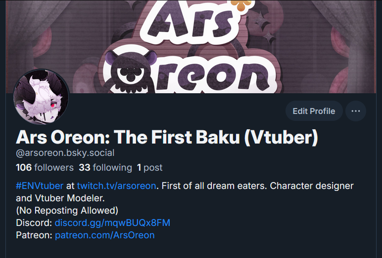 Ars Oreon 🐙✴️ The First Baku (Vtuber) tweet media