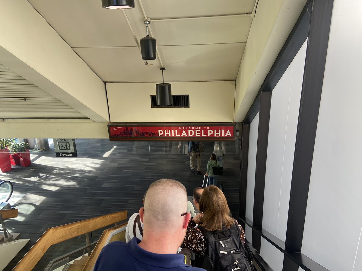 We’ve landed and are here representing Olathe West in the city of brotherly love! Our day may have started at 2 a.m., but these student journalists are up to the task! #JEAConvention