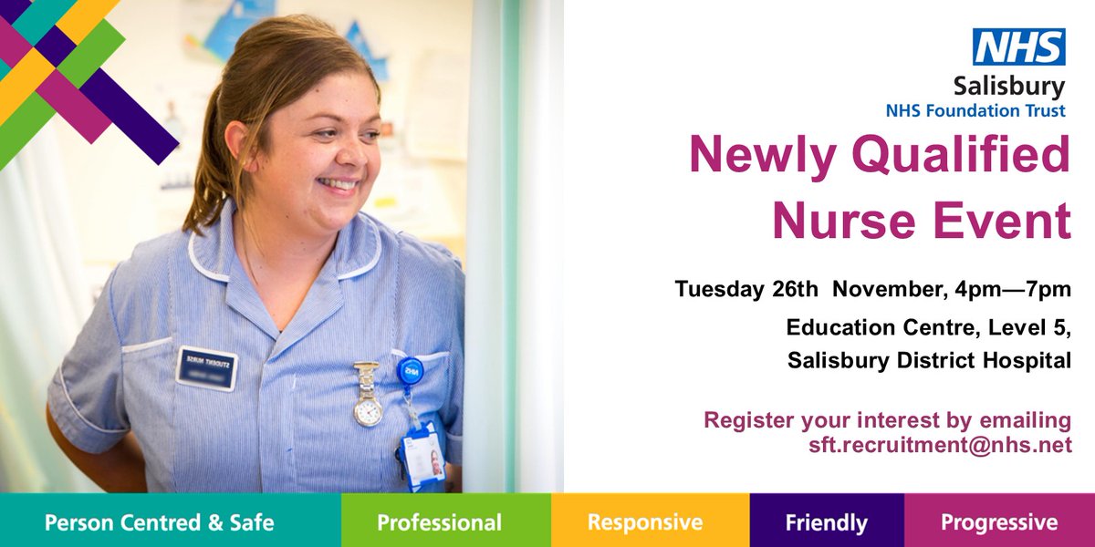 📢Attention Student Nurses, are you qualifying in 2025? Save this date for your diary 🗓️ salisbury.nhs.uk/working-for-te… #NewlyQualifiedNurses #StudentNursingEvents #PrecepteeProgramme #JoinOurPeople #NursingCareers