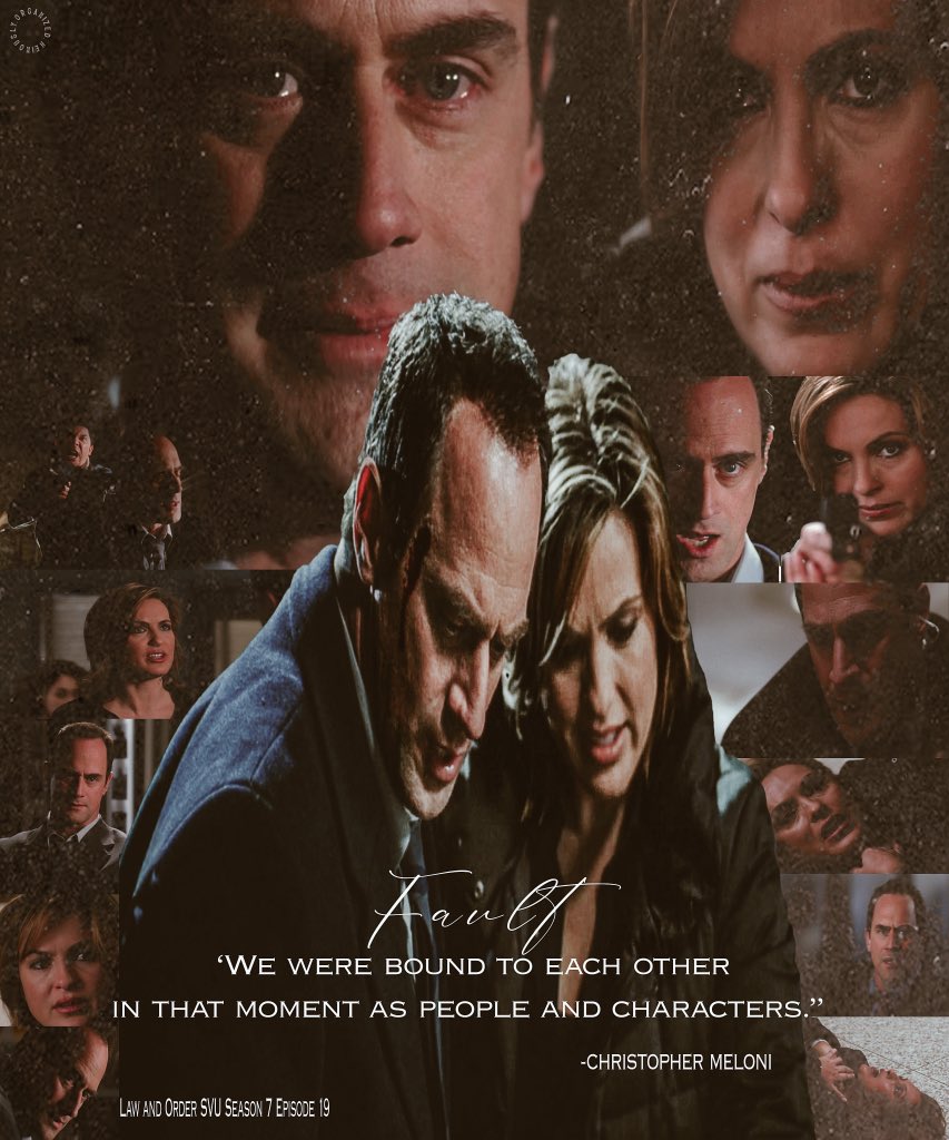 “We were bound in that moment as people and characters.” -Christopher Meloni