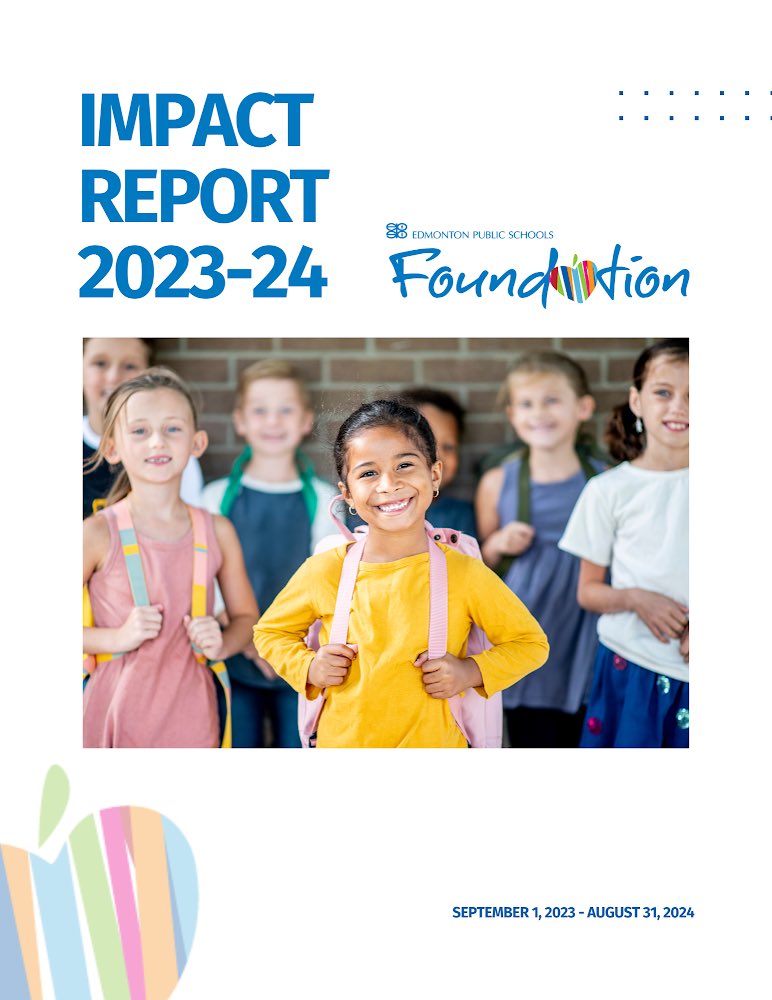 Our 2023–24 Impact Report is now available on our website! Learn more about our programs and initiatives, and the resulting impact for students!

We are grateful for the generosity that we receive from donors and supporters, and are looking forward to the year ahead!