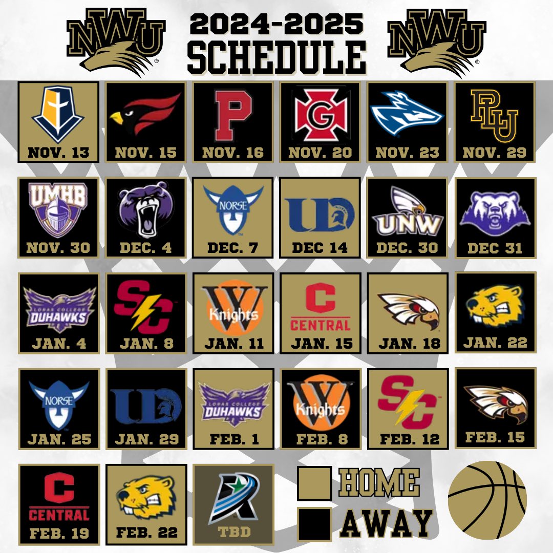 The 2024-2025 schedule is set!🏀