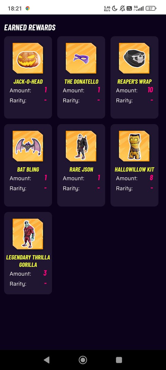 Reyfuse_FR's tweet photo. As the @RumbleKongs SZN 2 event is almost ended, here is what I got so far.
It was a really fun and challenging playtest where @Justino13531487 make me try hard (nice that it end too ๐). I hope all of you enjoyed this playtest and our fight too.
$FAME #PlayRKL #HoopsOfHorror https://t.co/O59SV9gFEv