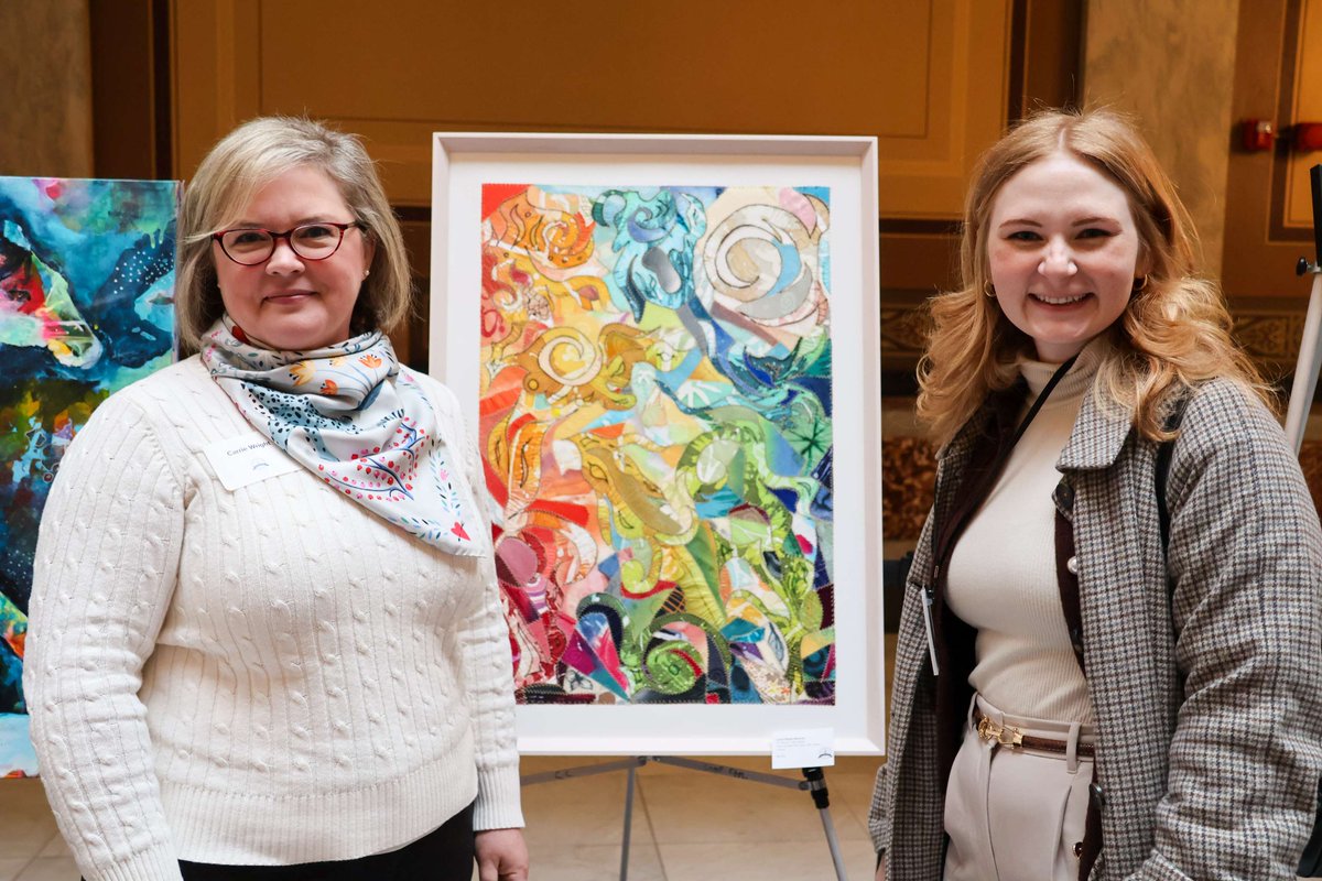 🎨Hoosier Women Artist Wednesday🎨

Carrie Wright is the talented artist behind “177 Pieces in My Dream” which was selected to hang in the Governor's Residence by First Lady Janet Holcomb. Please join me in celebrating and supporting Hoosier Women Artists across our state!