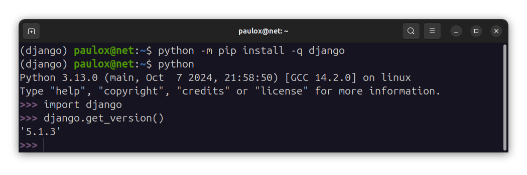 pauloxnet's tweet image. Yesterday, Django 5.1.3 was released with support for Python 3.13 🚀

Now you can use the latest stable versions of Python and Django together ✨
Try it in your Django-based projects or packages, and send back your feedback 💬
#Python #Python313 #Django #Release
CC @djangoproject