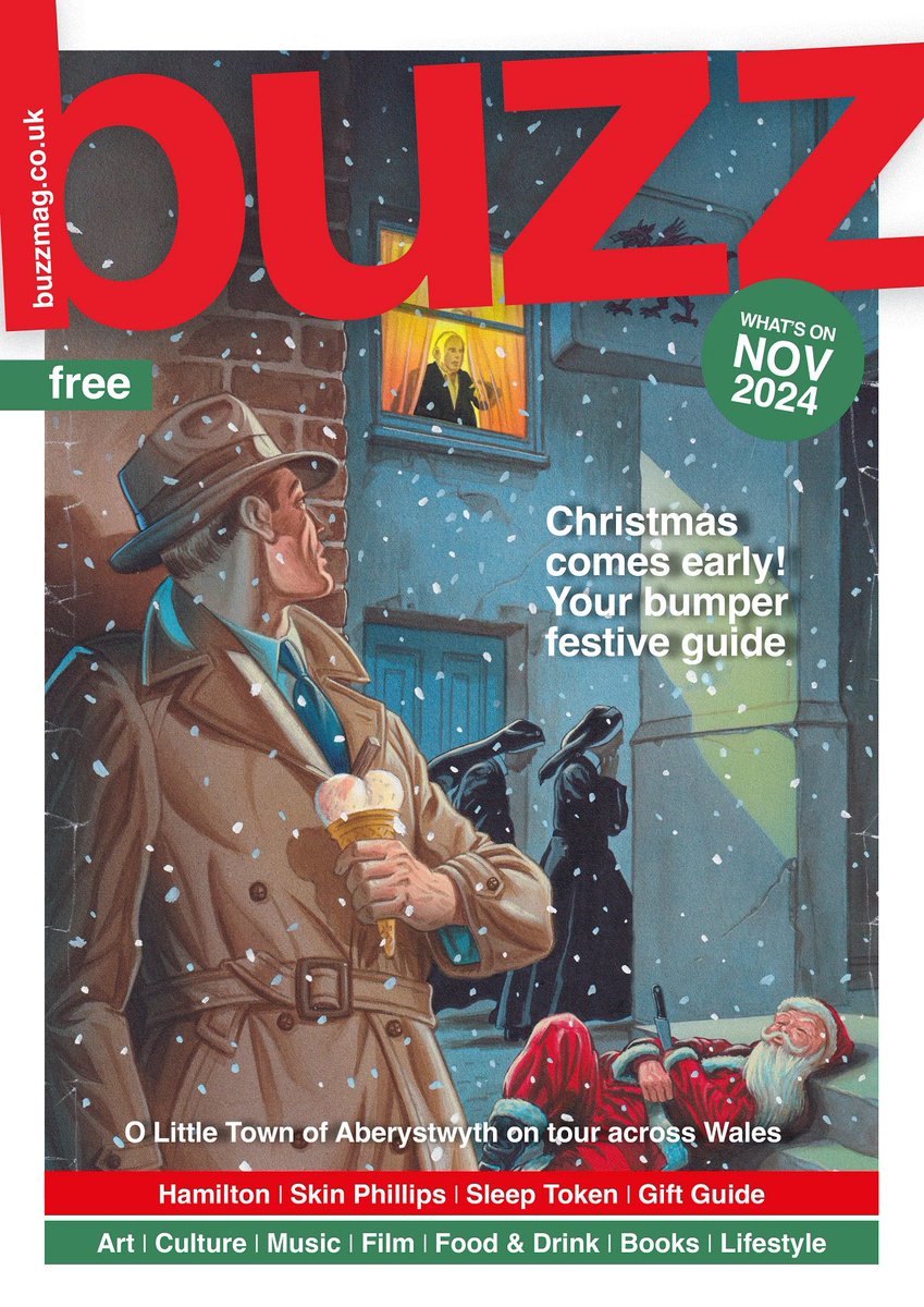 Buzz Magazine (@buzzmagwales) on Twitter photo Our Christmas guide is here within our November issue, also featuring: <a href="/jamiecullum/">Jamie Cullum</a> <a href="/AleighciaSings/">Aleighcia Scott</a> <a href="/Crosstown_Live/">Crosstown Concerts</a> <a href="/HamiltonMusical/">Hamilton</a> at <a href="/theCentre/">Wales Millennium Centre</a> <a href="/GlynnVivian/">Glynn Vivian</a> <a href="/TheBunkhouseSA1/">The Bunkhouse Swansea</a> <a href="/DepotCardiff/">DEPOT</a> <a href="/ShermanTheatre/">Sherman Theatre / Theatr y Sherman</a>
buzzmag.co.uk/magazine/ Our Christmas guide is here within our November issue, also featuring: <a href="/jamiecullum/">Jamie Cullum</a> <a href="/AleighciaSings/">Aleighcia Scott</a> <a href="/Crosstown_Live/">Crosstown Concerts</a> <a href="/HamiltonMusical/">Hamilton</a> at <a href="/theCentre/">Wales Millennium Centre</a> <a href="/GlynnVivian/">Glynn Vivian</a> <a href="/TheBunkhouseSA1/">The Bunkhouse Swansea</a> <a href="/DepotCardiff/">DEPOT</a> <a href="/ShermanTheatre/">Sherman Theatre / Theatr y Sherman</a>
buzzmag.co.uk/magazine/