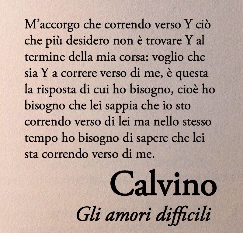 Platone dice che "se uno, con la parte migliore del suo occhio (la pupilla) guarda la parte migliore dell’occhio dell’altro, vede se stesso".

La parola di oggi è "reciprocità".

Conoscete questa citazione di Italo Calvino tratta da "Gli amori difficili?" Racchiude la bellezza