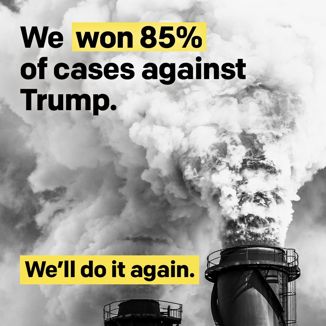 We've stopped him before, and with your support, we'll stop him again.

Earthjustice is ready to defend the laws that ensure clean air, fresh water, and communities where every child can grow up free from pollution.

Text DONATE to 43428.