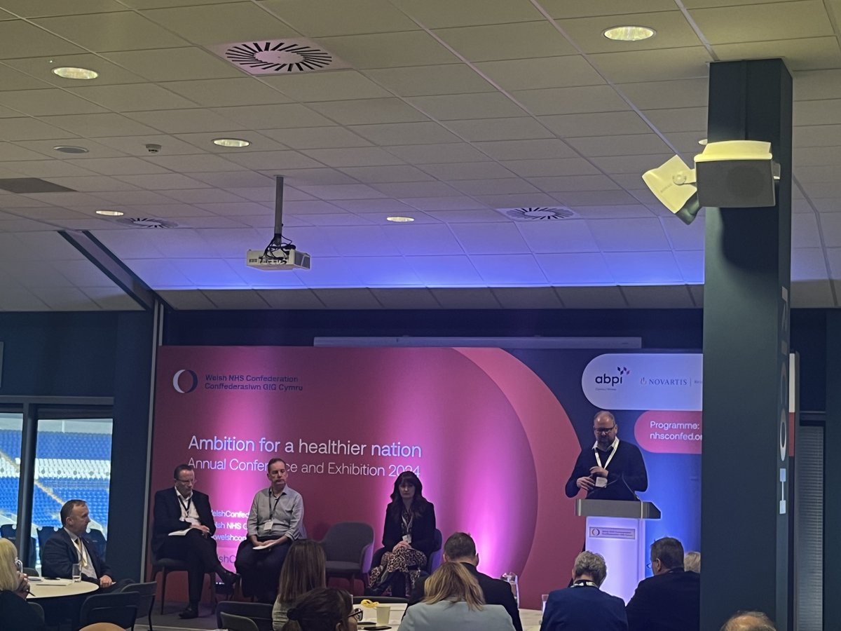 It’s the first of two ‘From Data to Decisions’ sessions at the Welsh NHS Confederation Conference and Exhibition.

DHCW’s Gareth John, Darren Lloyd and Tracey Francis are exploring how we can use data to improve healthcare in Wales.

#WelshConfed24