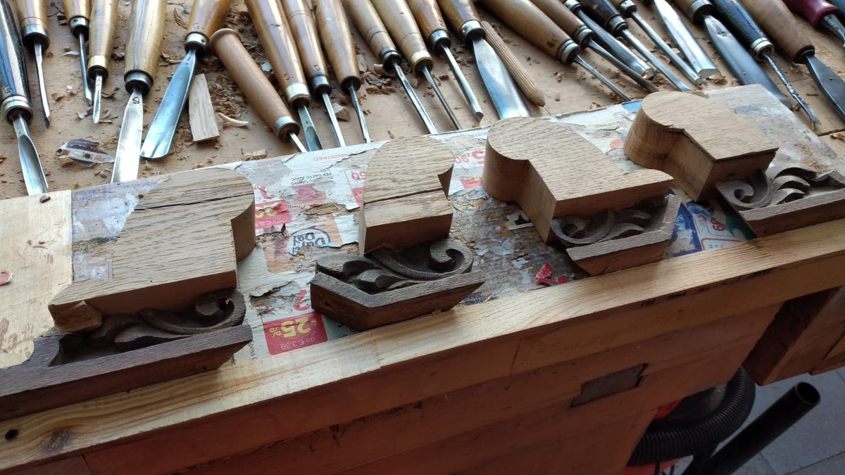 JohnCanningCo's tweet image. This project included recreating missing #woodenelements that adorn the church. Woodwork has long served as both a functional and aesthetic #architecturalfeature. Swipe to explore the journey from initial sketches to the replicated #woodwork. #historicwood #woodrestoration