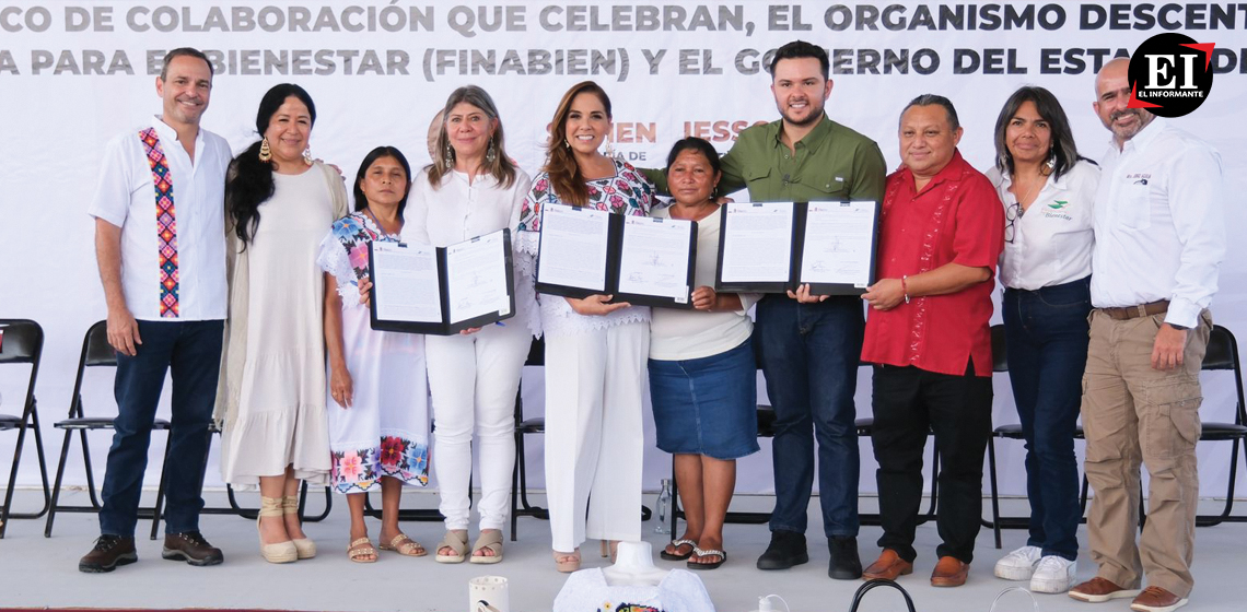 ElInformanteMX's tweet photo. @MaraLezama presenta #ApoyoFinanciero a #Mujeres #Indígenas y #Afromexicanas #Artesanas
Firma la #gobernadora #MaraLezama con María del Rocío Mejía Flores, #DirectoraGeneral de #FinancieraParaElBienestar (@FinabienMex), un #ConvenioDeColaboración para dar acceso a #servicios y #ProductosFinancieros, y así fortalecer sus #ActividadesProductivas.
Tag: @GobiernoMX @GobQuintanaRoo
https://t.co/UbXbWeLtnL