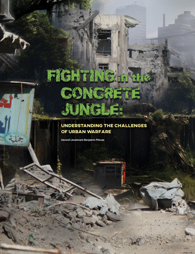 🇨🇦🪖Canadian Army Journal 21.1 | #UrbanWarfare edition

Fighting in the Concrete Jungle - Understanding the Challenges of Urban Warfare by Second Lieutenant Benjamin Phocas

canada.ca/en/army/servic…