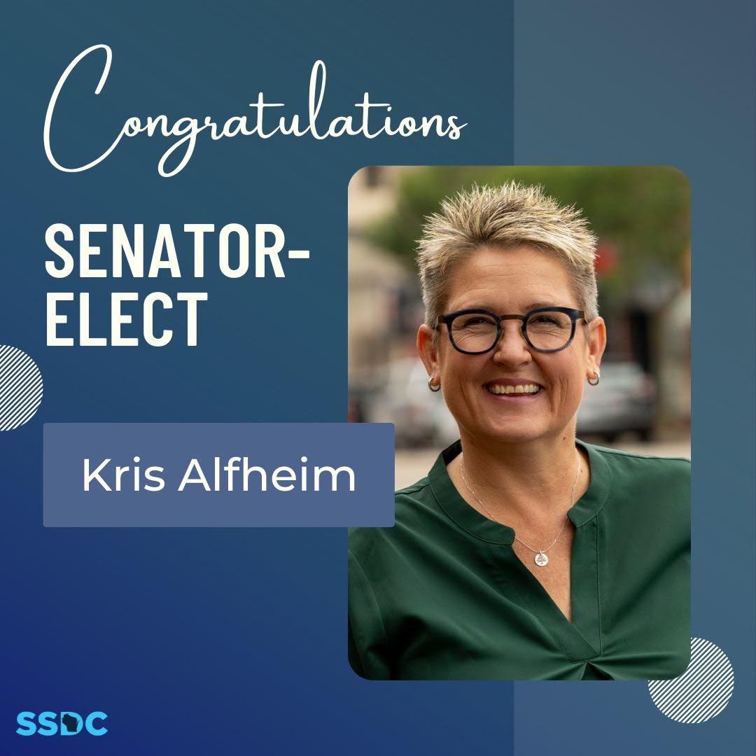 WISenateDems's tweet image. And last but certainly not least, congratulations to Senator-elect Kris Alfheim. We’re so proud to have you join our caucus.