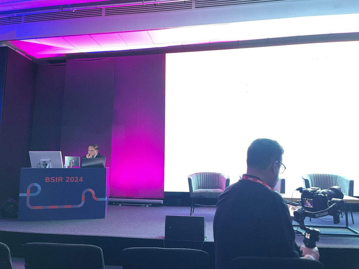 Multi-tasker extraordinaires <a href="/ragsxray/">Raghu</a> and <a href="/mo_hamady/">Mo Hamady</a> talking about re-entry devices and aorto-iliac stenting in the industry symposium, alternating to chair the session
<a href="/BSIR_News/">The British Society of Interventional Radiology</a>  <a href="/NHSHHP/">NHS Humber Health Partnership</a> <a href="/HullHospitals/">Hull University Teaching Hospitals NHS Trust</a> 
#bsir2024