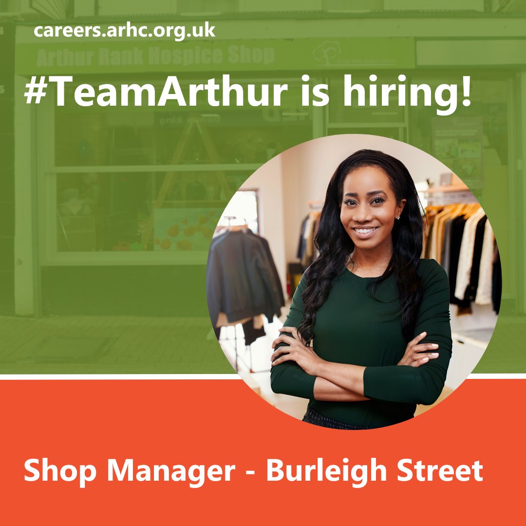 🔔 Join our team! We’re hiring a Shop Manager for our Burleigh Street shop in Cambridge!

🛍️ Full-time, 37.5 hours 💰 £24,071 - £25,674

Bring your passion for sustainable fashion, fresh ideas, and retail experience to make a real impact!

ow.ly/KUs250U1fiK