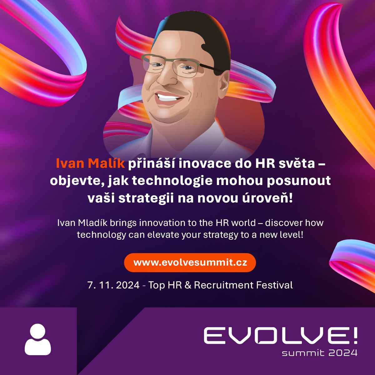 Už zítra se uvidíme v Brně na EVOLVE! Summitu. Dejte like, pokud se taky chystáte. 👍 
Máme pro vás připravený kvíz o super ceny, tak se nezapomeňte zastavit na našem stánku. 🏆 

#appleprofirmy #evolvesummit