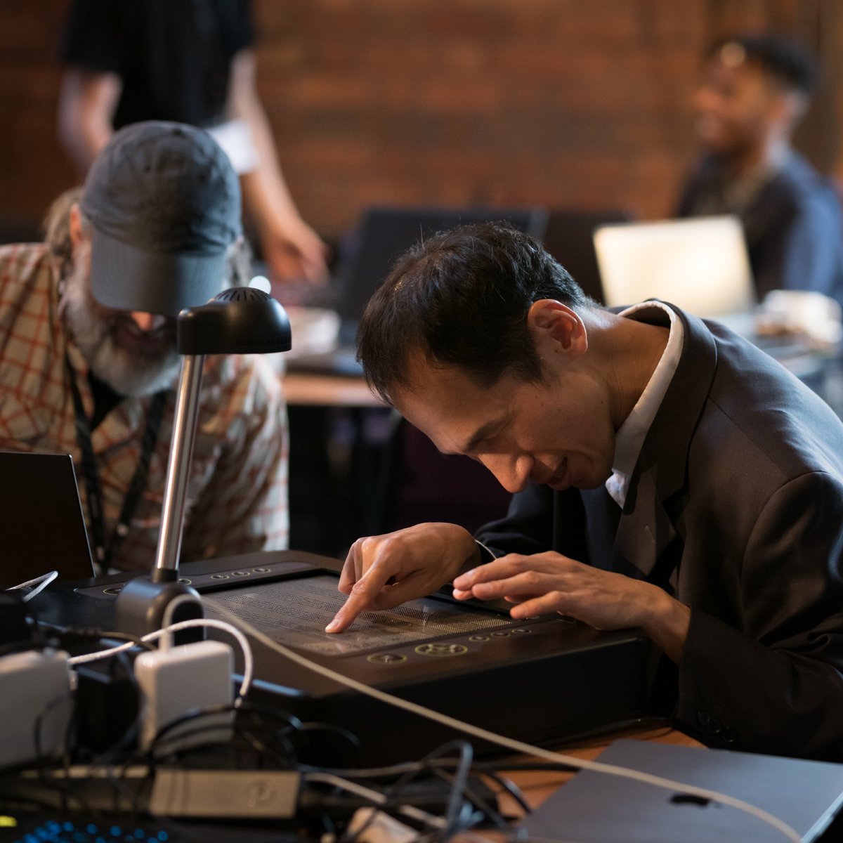 SonyCSLMusic's tweet photo. 🎶 Last month we took part in an #Hackathon focused on Assistive Musical Instruments by #SonyMusicGroup
✍ Working with great groups of people, we explored ways to make music more accessible for everyone, no matter their abilities
📷 Photos credit: Paul Blakemore
#hackathon https://t.co/IDJ4OqtEEk