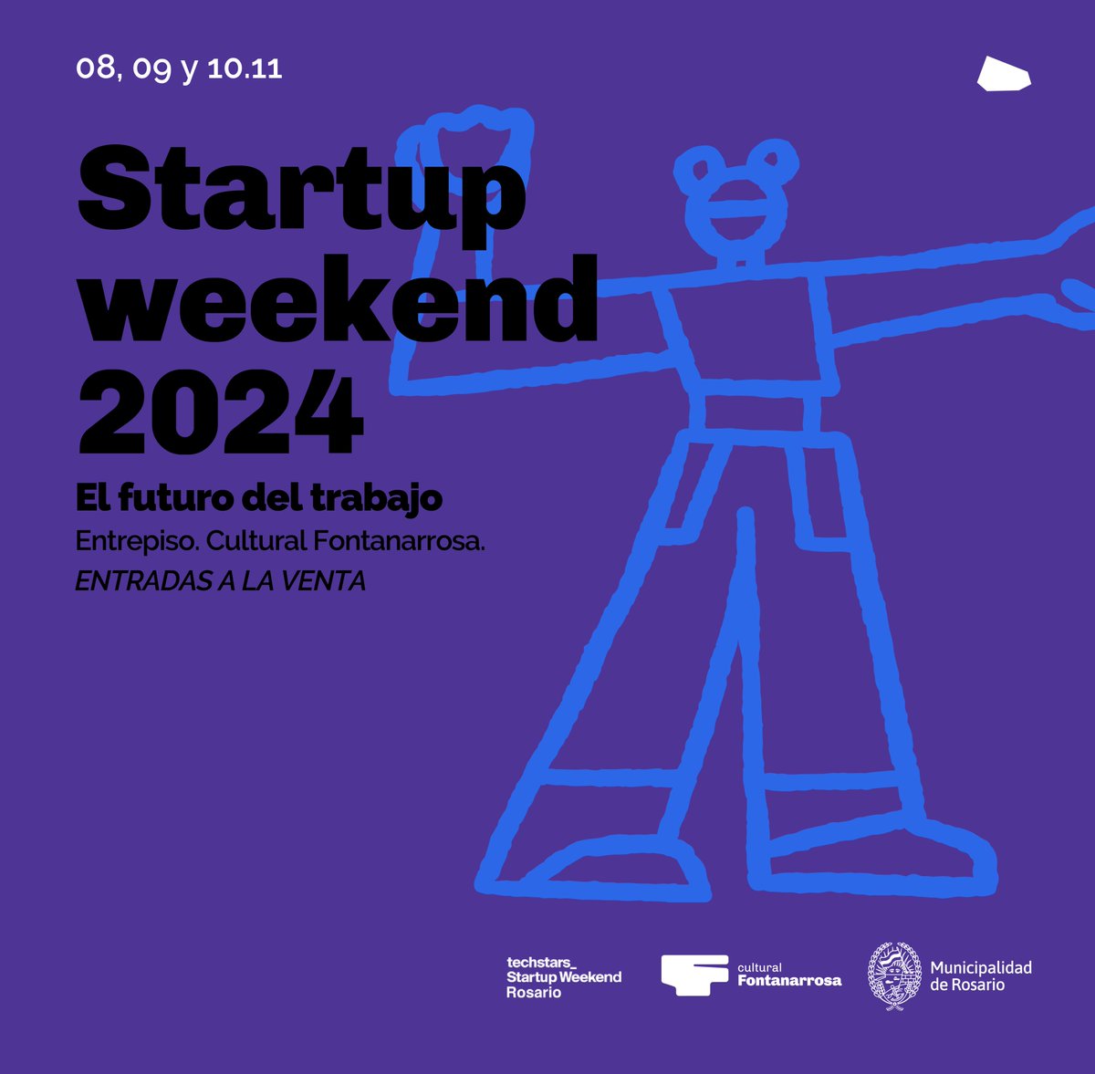 Llega el Startup Weekend Rosario 2024 <a href="/swrosario_/">Startup Weekend Rosario</a> 💥! Con el foco en 𝗘𝗹 𝗳𝘂𝘁𝘂𝗿𝗼 𝗱𝗲𝗹 𝘁𝗿𝗮𝗯𝗮𝗷𝗼, del 8 al 10/11 tendrá lugar este evento reconocido a nivel mundial para entusiastas y emprendedores tecnológicos ⏰
Entradas 👉tr.ee/zDaezWU2GK