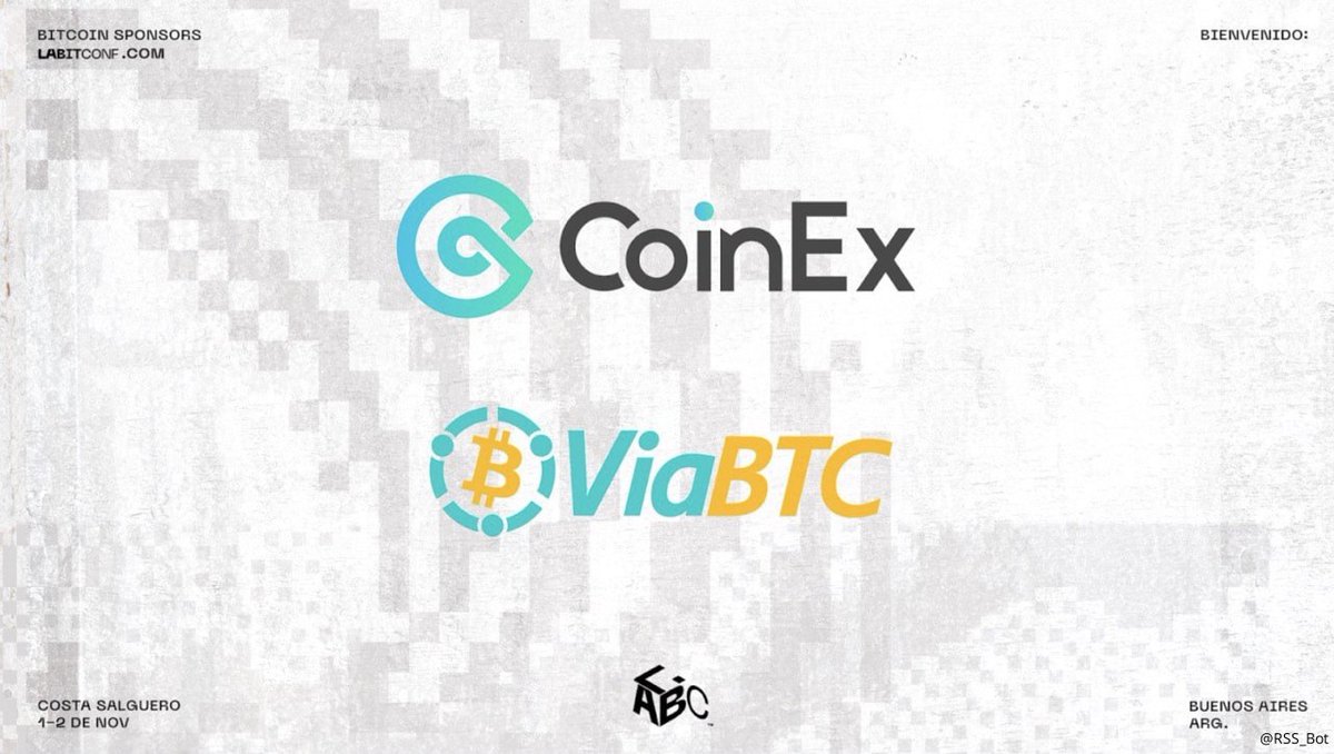 defi_cristina's tweet image. CoinEx and ViaBTC join as sponsors of LaBitConf 2024 in Argentina! The event will gather top crypto and Blockchain experts from around the world. #LaBitConf2024 #Crypto