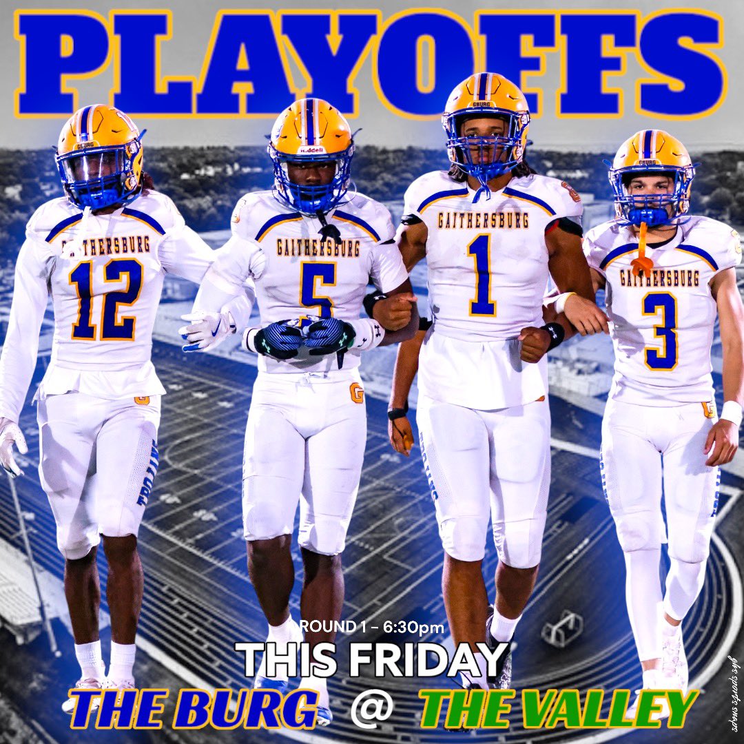 Come out and support our Trojan football team in the first round of playoffs this Friday at SV! 

Let’s go Trojans