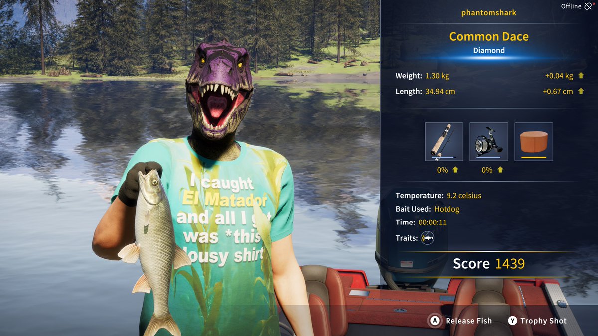 Each week a new species is chosen and the fish with the highest medal &amp; weight takes the crown. Do you have what it takes? Find out more in # kotc-rules 🎣 discord.gg/cotwtheangler 

-October Winners- 
👑👑 African Tigerfish &amp; Brown Trout - THE_PINH00KER
👑 River Carpsucker -