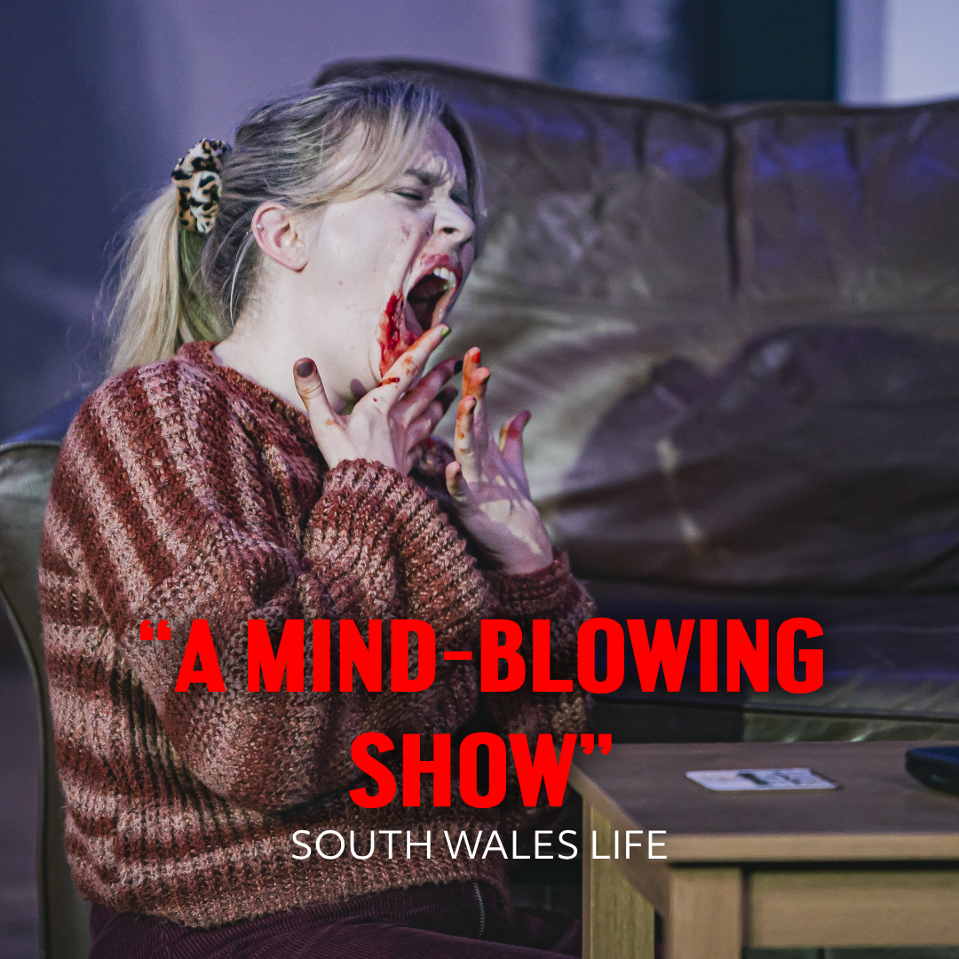theCentre's tweet image. Mae'r adolygiadau yma! 💀
PONTYPOOL is on until Sat 16 Nov. Limited tickets available. Dare to join us?
Don’t. Breathe. A word.
A Wales Millennium Centre production.
wmc.org.uk/en/whats-on/20…