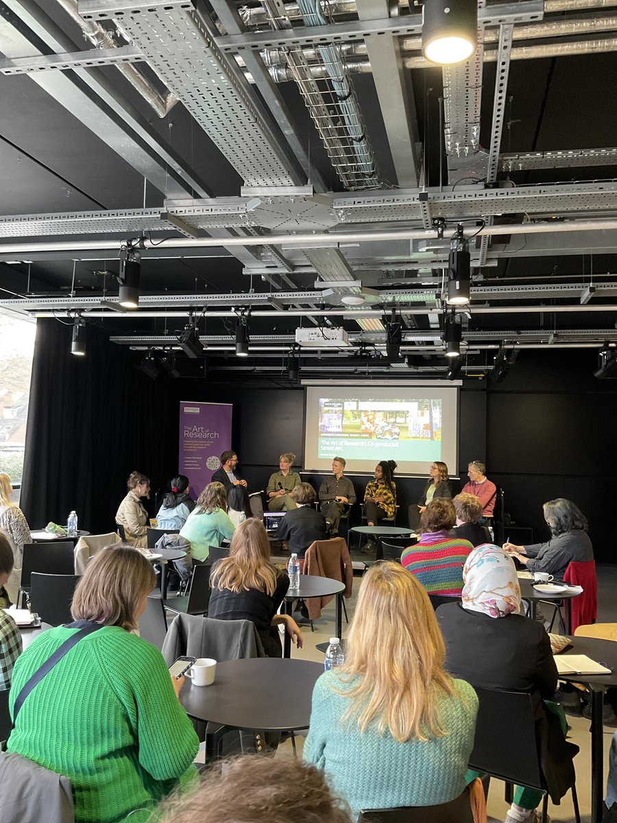 Creative Manchester (@uomcreativemcr) on Twitter photo We’re at <a href="/ContactMcr/">Contact</a> today for “The Art of Research: Co-produced Street Art” research cafe (as part of <a href="/ESRC/">Economic and Social Research Council</a>), where speakers Sophie Macauley, Cookie Love, Oskar with a K, Peter Wade & Birte Vogel are introducing themselves in a panel chaired by John McAuliffe
#esrcfestival We’re at <a href="/ContactMcr/">Contact</a> today for “The Art of Research: Co-produced Street Art” research cafe (as part of <a href="/ESRC/">Economic and Social Research Council</a>), where speakers Sophie Macauley, Cookie Love, Oskar with a K, Peter Wade & Birte Vogel are introducing themselves in a panel chaired by John McAuliffe
#esrcfestival